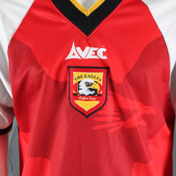 Sheffield Eagles Jersey (VTG) - 1990s Home Jersey by Avec - Men's Large - Picture 2 of 8